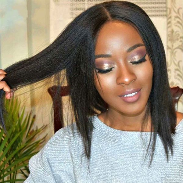 yaki human hair bob wigs t part pre plucked hairline 8-16 inch short brazilian kinky straight wig for women natural black, Black;brown
yaki human hair bob wigs t part pre plucked hairline 8-16 inch short brazilian kinky straight wig for women natural black, Black;brown