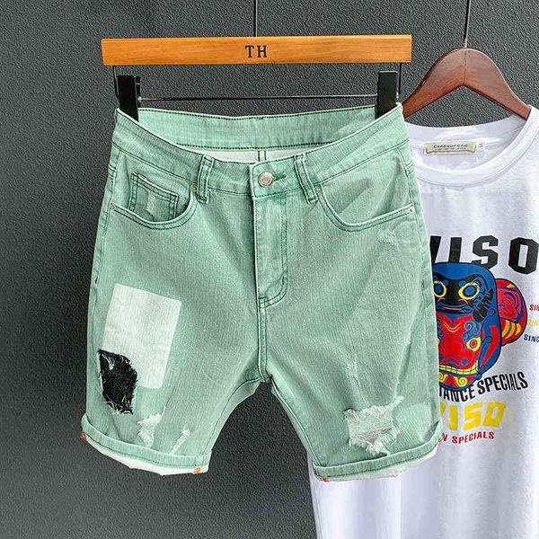 green denim short men short 2020 summer cargo jeans short men casual brand classic beach men hole ripped shorts bermuda g1209, White;black
green denim short men short 2020 summer cargo jeans short men casual brand classic beach men hole ripped shorts bermuda g1209, White;black