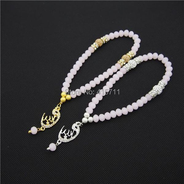 charm bracelets l150113021 pink rondelles islamic muslim prayer beads 33beads misbaha sibha, Golden;silver
charm bracelets l150113021 pink rondelles islamic muslim prayer beads 33beads misbaha sibha, Golden;silver