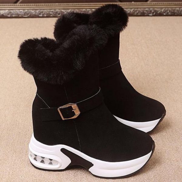 women winter warm fur sneakers platform snow boots 2021 ankle female causal shoes for, Black
women winter warm fur sneakers platform snow boots 2021 ankle female causal shoes for, Black