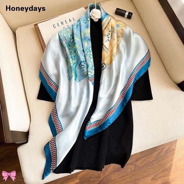 scarves european and american fashion printed cotton+silk square scarfs female decorative shawl luxury ladies shade beach towel, Blue;gray
scarves european and american fashion printed cotton+silk square scarfs female decorative shawl luxury ladies shade beach towel, Blue;gray