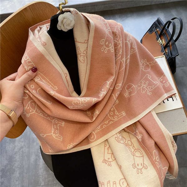small frh cartoon warm office air-conditioned room cloak over shawl double-sided cashmere scarf in spring and autumn female, Blue;gray
small frh cartoon warm office air-conditioned room cloak over shawl double-sided cashmere scarf in spring and autumn female, Blue;gray