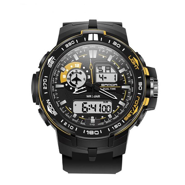three at student electronic watch motion outdoors teenagers noctilucent waterproof run man trend wrist wristwatches, Slivery;brown
three at student electronic watch motion outdoors teenagers noctilucent waterproof run man trend wrist wristwatches, Slivery;brown