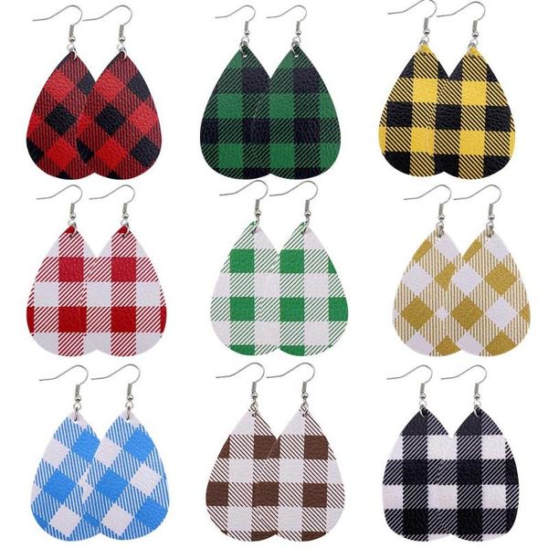 dangle & chandelier christmas earrings for women faux leather teardrop red green plaid jewelry accessory, Silver
dangle & chandelier christmas earrings for women faux leather teardrop red green plaid jewelry accessory, Silver