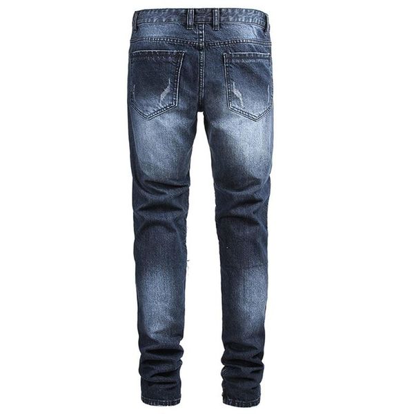 men's pants 2021 fashion section casual moto-biker loose jeans fold hole trousers long z812, Black
men's pants 2021 fashion section casual moto-biker loose jeans fold hole trousers long z812, Black
