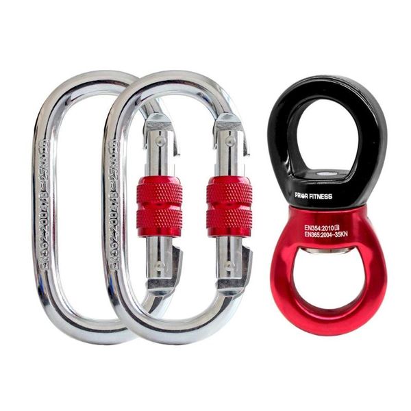 cords, slings and webbing 35kn safety aluminum alloy carabiner rotational device hanging swivel climbing hook accessory 360 degree rope conn
cords, slings and webbing 35kn safety aluminum alloy carabiner rotational device hanging swivel climbing hook accessory 360 degree rope conn