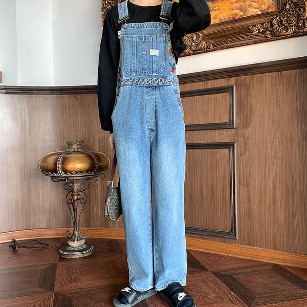 women's jeans harajuku carrot embroidered women autumn trousers vintage bib pants loose high waist straight leg fruit denim jumpsuit, Blue
women's jeans harajuku carrot embroidered women autumn trousers vintage bib pants loose high waist straight leg fruit denim jumpsuit, Blue
