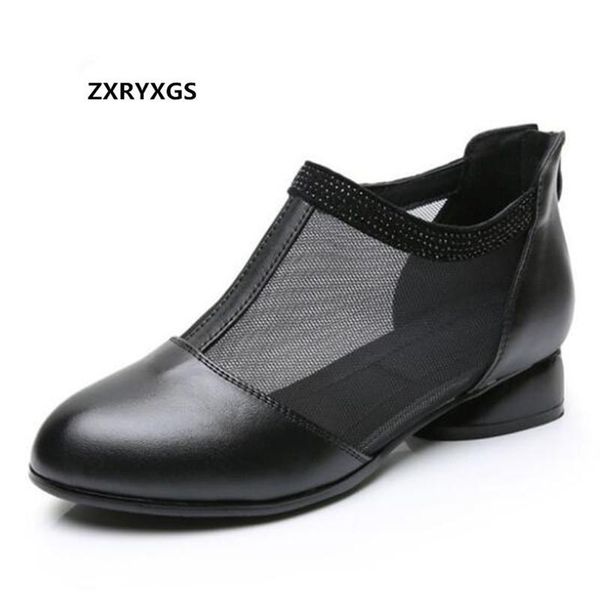 breathable mesh cowhide summer leather sandals women shoes 2021 plus size low-heel cool boots fashion, Black
breathable mesh cowhide summer leather sandals women shoes 2021 plus size low-heel cool boots fashion, Black
