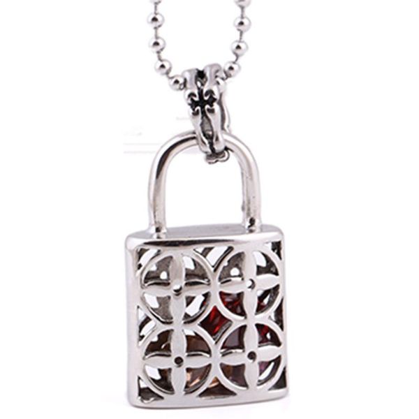 pendant necklaces 2021 summer titanium steel lock necklace with zircon crystal from swarovskis fashion charm fit women and female, Silver
pendant necklaces 2021 summer titanium steel lock necklace with zircon crystal from swarovskis fashion charm fit women and female, Silver