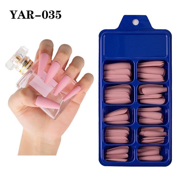 false nails colored matte 100pcs long coffin nail tips diy fake nude peach brown colors ballerina unhas, Red;gold
false nails colored matte 100pcs long coffin nail tips diy fake nude peach brown colors ballerina unhas, Red;gold