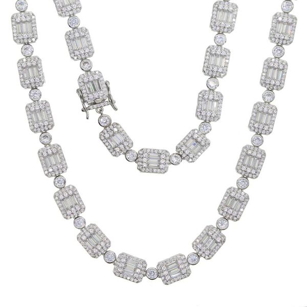 new 8mm silver color baguette and cluster link cz iced bling chain choker women jewelry baguette cluster tennis chain necklace, Golden;silver
new 8mm silver color baguette and cluster link cz iced bling chain choker women jewelry baguette cluster tennis chain necklace, Golden;silver