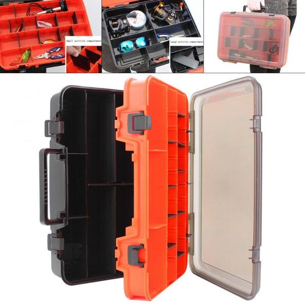 fishing accessories 39cmx28cmx12cm multifunction double sided thicken portable large tackle boxes reel line lure tool storage box
fishing accessories 39cmx28cmx12cm multifunction double sided thicken portable large tackle boxes reel line lure tool storage box