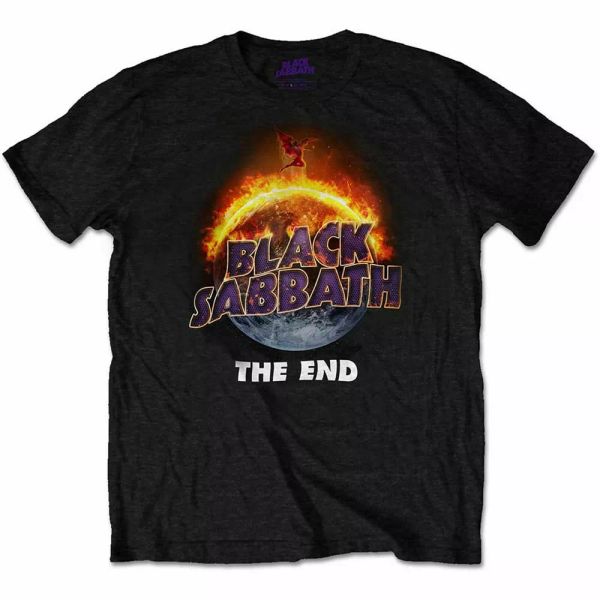 official black sabbath t shirt the end tour black classic rock metal band ozzy, White;black
official black sabbath t shirt the end tour black classic rock metal band ozzy, White;black