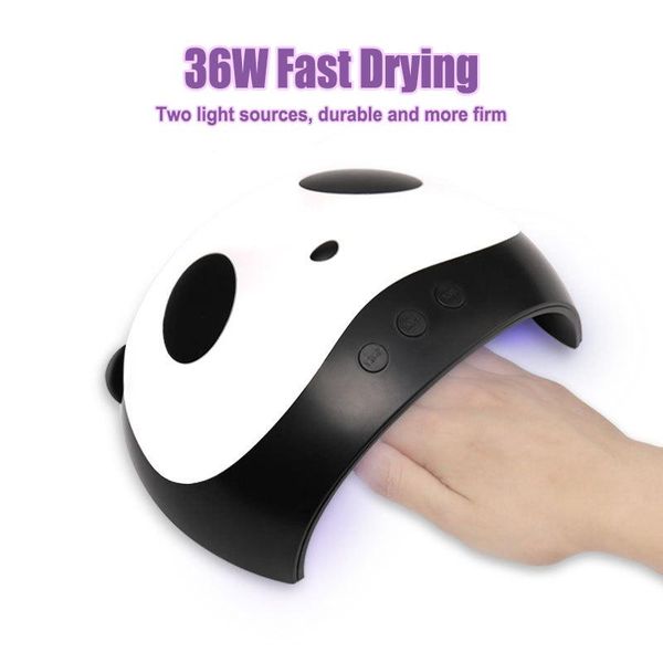 panda nail drying lamp 36w 12 led uv dryers usb curing gel polish manicure machine intelligence art tools
panda nail drying lamp 36w 12 led uv dryers usb curing gel polish manicure machine intelligence art tools