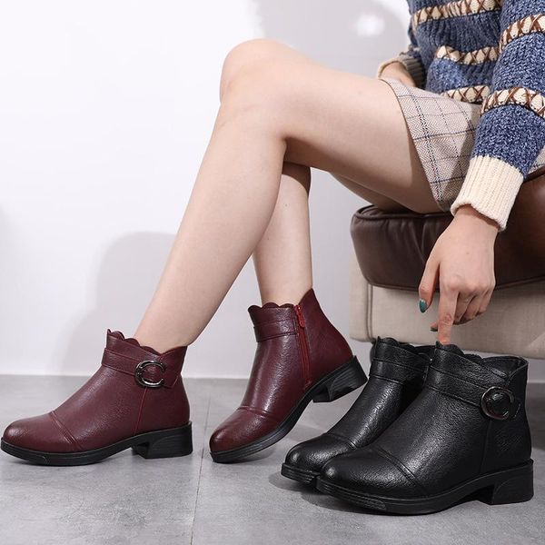 boots women's winter ankle for women non-slip waterproof ladies shoes casual botas mujer, Black
boots women's winter ankle for women non-slip waterproof ladies shoes casual botas mujer, Black