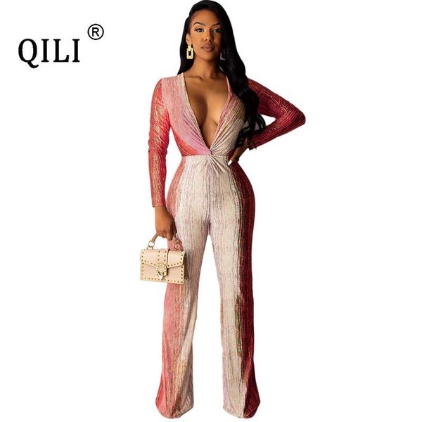women's jumpsuits & rompers qili women autumn full sleeve deep v-neck boot cot jumpsuit casual overalls bodycon, Black;white
women's jumpsuits & rompers qili women autumn full sleeve deep v-neck boot cot jumpsuit casual overalls bodycon, Black;white
