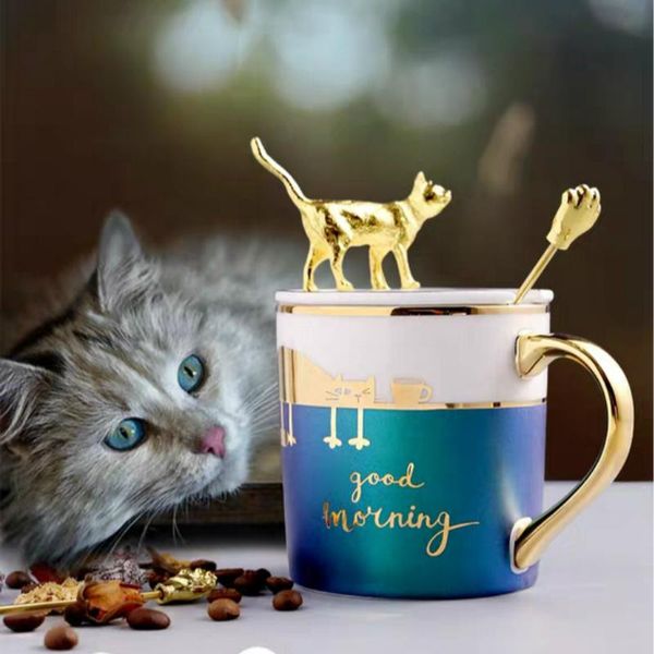 mugs cute cartoon cat mug with spoon lid home drinkware ceramic tea cups and for coffee gift couple cup
mugs cute cartoon cat mug with spoon lid home drinkware ceramic tea cups and for coffee gift couple cup