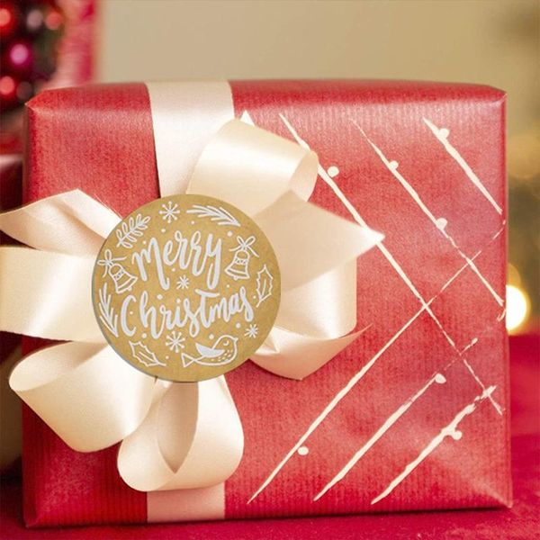 gift wrap 50lf 500 pieces round kraft paper xmas stickers roll merry christmas labels small business envelope sealing
gift wrap 50lf 500 pieces round kraft paper xmas stickers roll merry christmas labels small business envelope sealing
