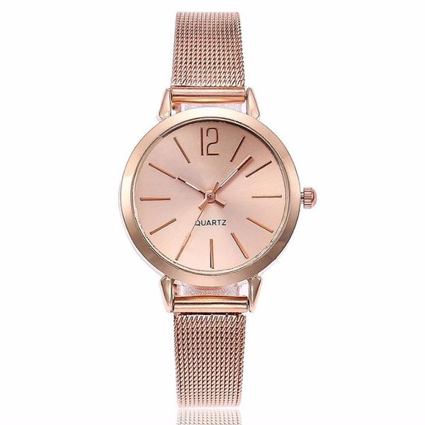 wristwatches vansvar brand women rose gold mesh belt watch unique simple style ladies quartz gift clock, Slivery;brown
wristwatches vansvar brand women rose gold mesh belt watch unique simple style ladies quartz gift clock, Slivery;brown