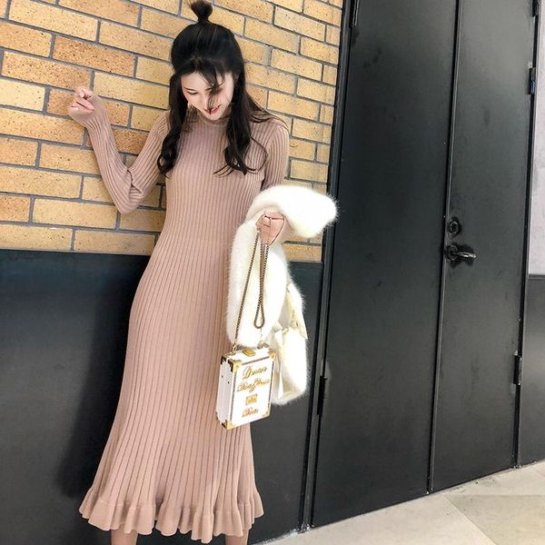 casual dresses 2021 plus size long sleeve knitting sweater winter maxi bodycon black skater fashion dress warm elegant for women ladies, Black;gray
casual dresses 2021 plus size long sleeve knitting sweater winter maxi bodycon black skater fashion dress warm elegant for women ladies, Black;gray