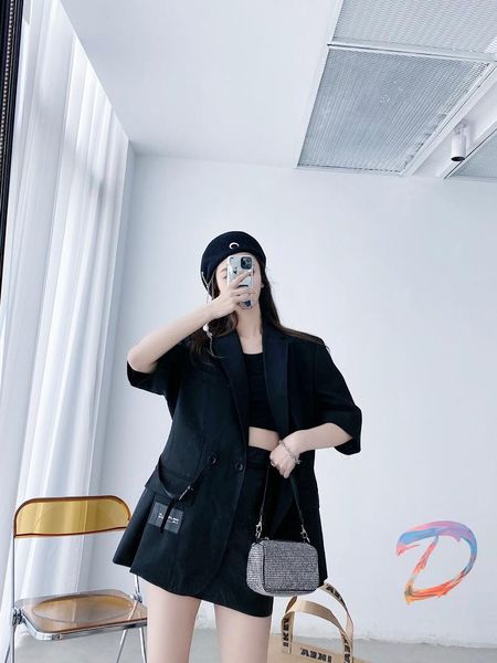 men's suits & blazers men women we11done jacket simple style couple suit with side buckle webbing oversize welldone fashion, White;black
men's suits & blazers men women we11done jacket simple style couple suit with side buckle webbing oversize welldone fashion, White;black