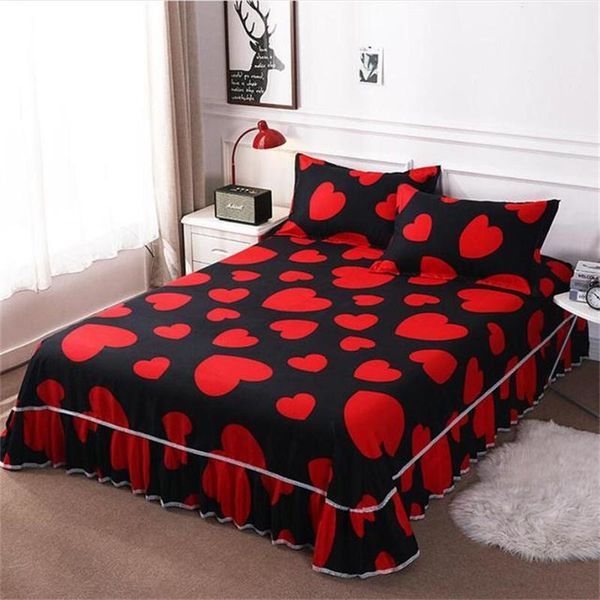 sheets & sets love 3pcs/set(1bed skirt + 2pcs case)bed sheet king/queen thicken non-slip bedspread cover bed textile bedding f0719
sheets & sets love 3pcs/set(1bed skirt + 2pcs case)bed sheet king/queen thicken non-slip bedspread cover bed textile bedding f0719