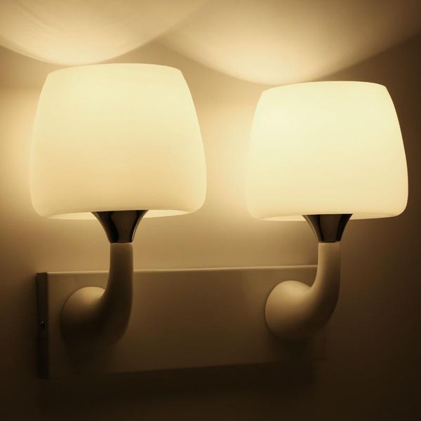 wall lamp luoxin white single head double mushroom simple glass lampshade led bedside bathroom corridor
wall lamp luoxin white single head double mushroom simple glass lampshade led bedside bathroom corridor