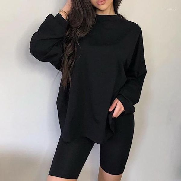 women's tracksuits long sleeve casual women clothes sets round neck female summer loose wear bandage shorts for autumn, Gray
women's tracksuits long sleeve casual women clothes sets round neck female summer loose wear bandage shorts for autumn, Gray