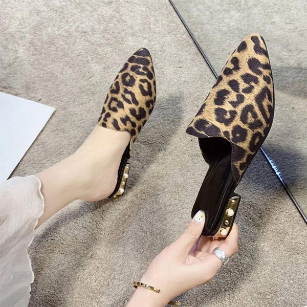 slippers women leopard fashion metal beading heel pumps spring summer females slides low heels ladies comfort shoes 2021, Black
slippers women leopard fashion metal beading heel pumps spring summer females slides low heels ladies comfort shoes 2021, Black