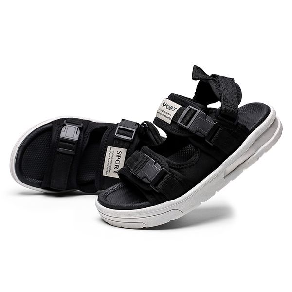 2021 mens casual sandals outdoor beach shoes velcro summer flat sandals large size fashion buckle couple beach sandals, Black
2021 mens casual sandals outdoor beach shoes velcro summer flat sandals large size fashion buckle couple beach sandals, Black