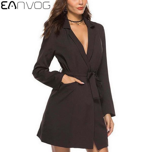 spring autumn fashion women jackets office ladies lace up outwear long sleeve mid-length solid color casual white black suit women's, Black;brown
spring autumn fashion women jackets office ladies lace up outwear long sleeve mid-length solid color casual white black suit women's, Black;brown