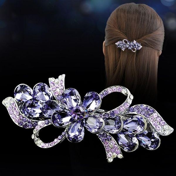 hair accessories women's hairpin korean rhinestone medium clip horizontal headdress, Slivery;white
hair accessories women's hairpin korean rhinestone medium clip horizontal headdress, Slivery;white