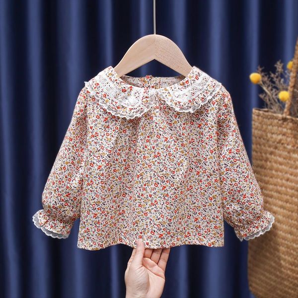 korean style kids clothes doll collar blouse floral sweety spring toddler baby girls shirt lace ruched sleeve cotton clothing, White;black
korean style kids clothes doll collar blouse floral sweety spring toddler baby girls shirt lace ruched sleeve cotton clothing, White;black