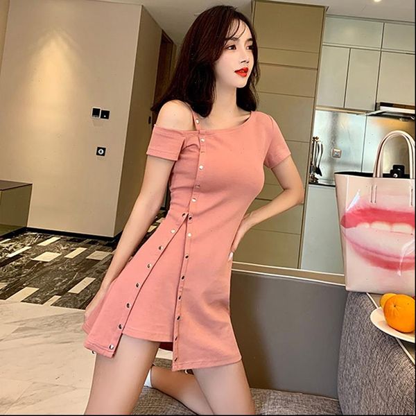 strapless summer mini women dress korean style solid color irregular slim off shoulder clubwear vestidos, Black;gray
strapless summer mini women dress korean style solid color irregular slim off shoulder clubwear vestidos, Black;gray