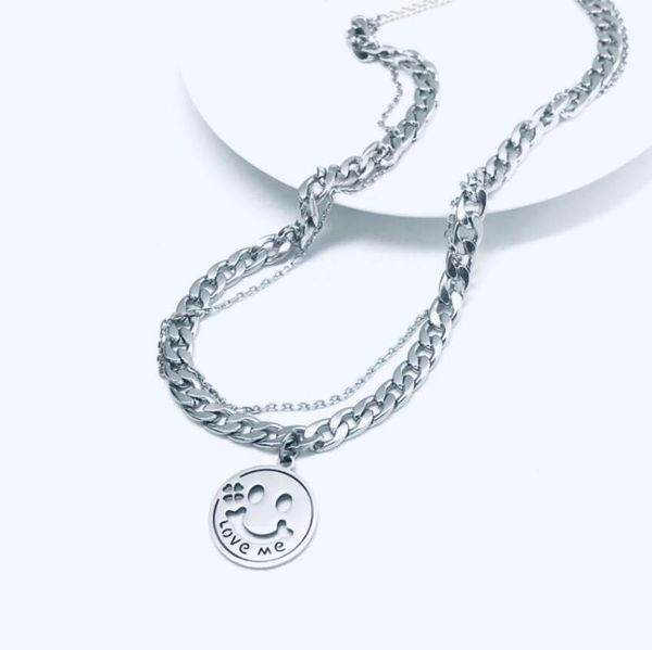 pendant necklaces lucky smile silver color fashion women girl trendy men charm boy links chain necklace wn24
pendant necklaces lucky smile silver color fashion women girl trendy men charm boy links chain necklace wn24