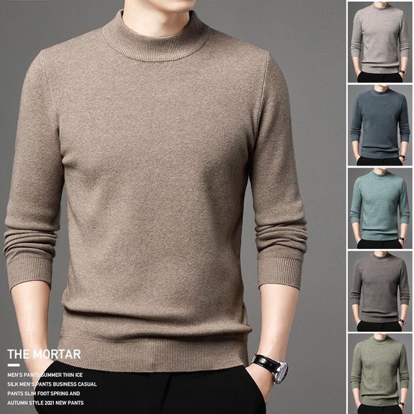 men's sweaters autumn and winter half turtleneck sweater bottoming shirt youth casual self-cultivation korean round neck trend solid co, White;black
men's sweaters autumn and winter half turtleneck sweater bottoming shirt youth casual self-cultivation korean round neck trend solid co, White;black