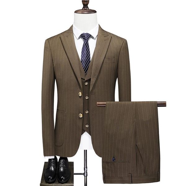 men's suits & blazers suit men 's business clothing three - piece slim fit large size striped bridegroom wedding man handsome, White;black
men's suits & blazers suit men 's business clothing three - piece slim fit large size striped bridegroom wedding man handsome, White;black