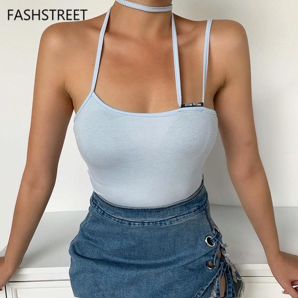 women's tanks & camis fashstreet lace up halter camisole 2021 summer women slash neck backlees cross bow cropped girl party street, White
women's tanks & camis fashstreet lace up halter camisole 2021 summer women slash neck backlees cross bow cropped girl party street, White
