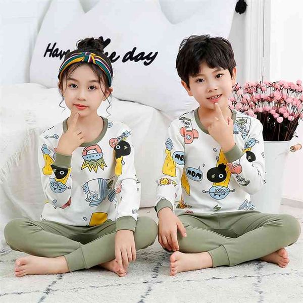 boys sleepwear 100% cotton long children clothes sets cartoon t-shirts pants 2pieces pyjamas kids nightwear 3 5 7 9 11year 210915, Blue;red
boys sleepwear 100% cotton long children clothes sets cartoon t-shirts pants 2pieces pyjamas kids nightwear 3 5 7 9 11year 210915, Blue;red