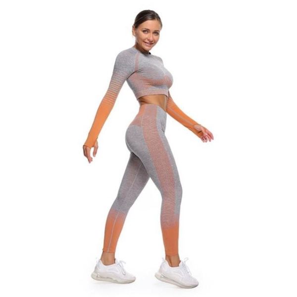 yoga outfit seamless women set gym clothing long sleeve crop high waist legings workout sportswear fitness sport suit
yoga outfit seamless women set gym clothing long sleeve crop high waist legings workout sportswear fitness sport suit