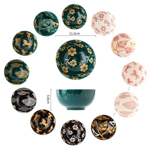 4.5 inch relief color glazeceramic embossed noodle bowls soup bowl pattern glaze non-slip tableware restaurant dessert
4.5 inch relief color glazeceramic embossed noodle bowls soup bowl pattern glaze non-slip tableware restaurant dessert