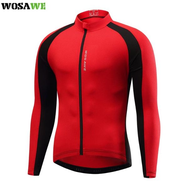 racing jackets wosawe professional long sleeve cycling jersey anti-sweat bicycle breathable mtb mountain bike summer, Black;red
racing jackets wosawe professional long sleeve cycling jersey anti-sweat bicycle breathable mtb mountain bike summer, Black;red
