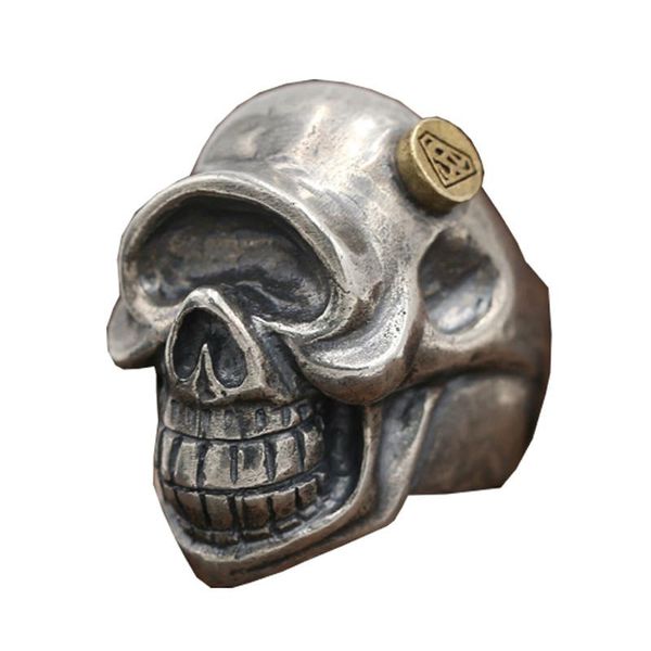 cluster rings punk rock skull ring 100% real 925 sterling silver vintage fashion for men jewelry, Golden;silver
cluster rings punk rock skull ring 100% real 925 sterling silver vintage fashion for men jewelry, Golden;silver
