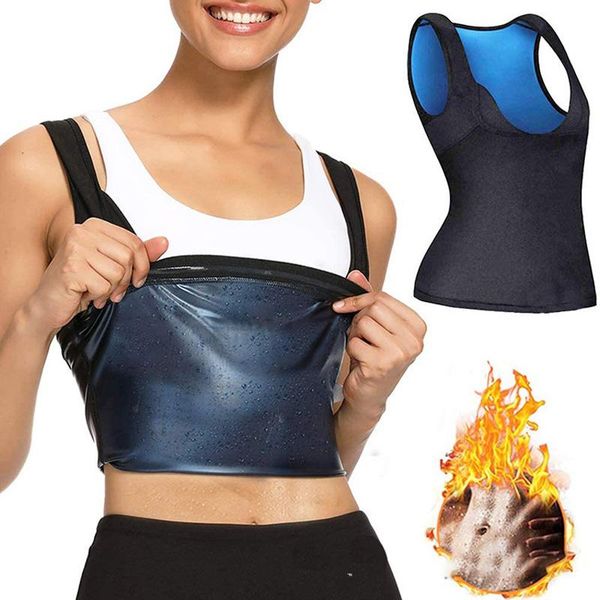 camisoles & tanks 2021 plus size polymer sweat vest women heat trapping slim body exercise shapewear sauna shirt workout weight loss tank to, Black;white
camisoles & tanks 2021 plus size polymer sweat vest women heat trapping slim body exercise shapewear sauna shirt workout weight loss tank to, Black;white
