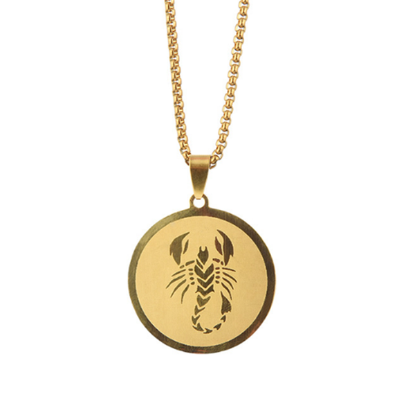 pendant necklaces 316l stainless steel scorpion round necklace hip hop army titanium no fade, Silver
pendant necklaces 316l stainless steel scorpion round necklace hip hop army titanium no fade, Silver