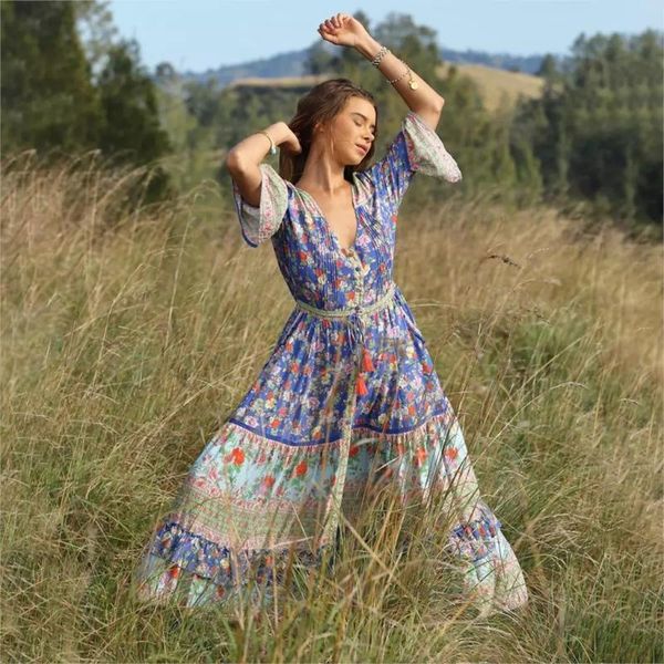 boho red loose maxi dress women vneck vintage chic dresses summer clothes beach party floral hippie long a639 women's swimwear, White;black
boho red loose maxi dress women vneck vintage chic dresses summer clothes beach party floral hippie long a639 women's swimwear, White;black