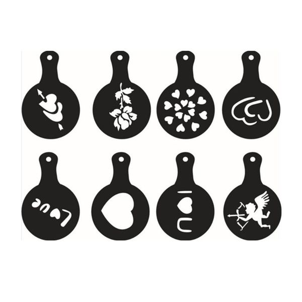 coffee filters arrival 8 pcs/set milk cake cupcake stencil plastic template barista fancy cappuccino latte spray decoration tool bs
coffee filters arrival 8 pcs/set milk cake cupcake stencil plastic template barista fancy cappuccino latte spray decoration tool bs
