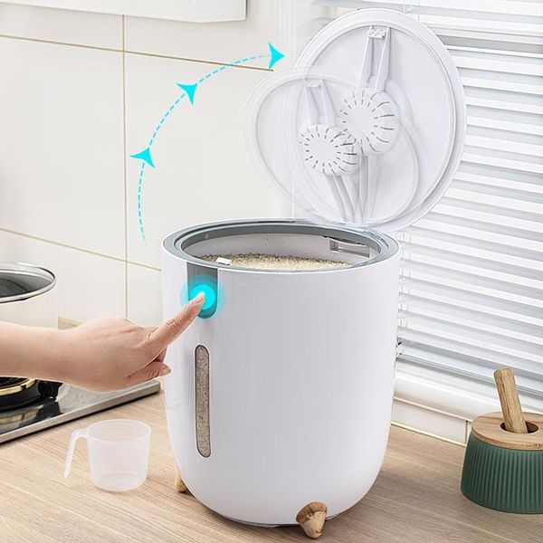 storage bottles & jars kitchen plastic airtight rice bucket smart flip cover dust-proof insect-proof sealed cylinder grains tank
storage bottles & jars kitchen plastic airtight rice bucket smart flip cover dust-proof insect-proof sealed cylinder grains tank