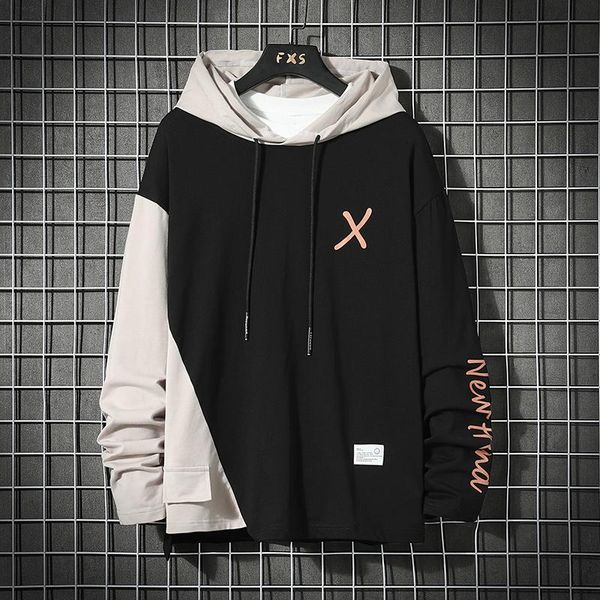 men's hoodies & sweatshirts japan style casual o-neck 2021 spring autumn striped hoodie sweatshirt thick fleece hip hop high streetwear, Black
men's hoodies & sweatshirts japan style casual o-neck 2021 spring autumn striped hoodie sweatshirt thick fleece hip hop high streetwear, Black