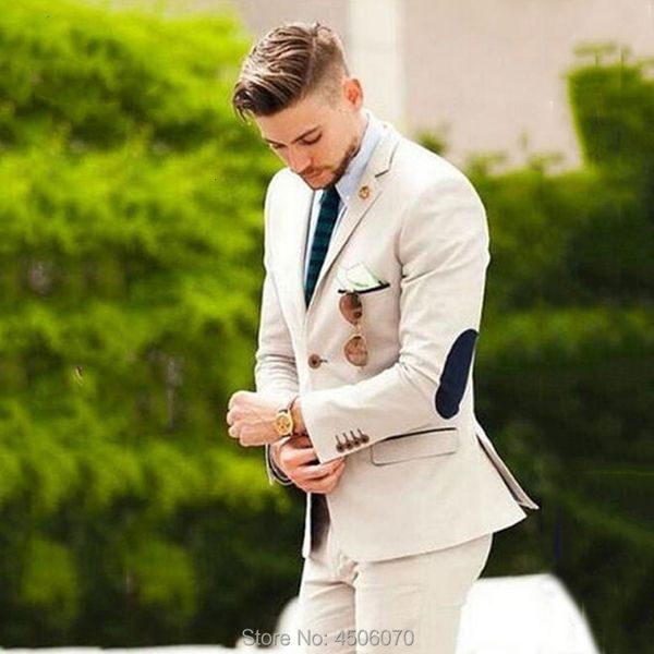 men's suits & blazers beige suit men wedding for elbow patches business casual groom wear tuxedo slim fit male 2pieces jacket pant, White;black
men's suits & blazers beige suit men wedding for elbow patches business casual groom wear tuxedo slim fit male 2pieces jacket pant, White;black